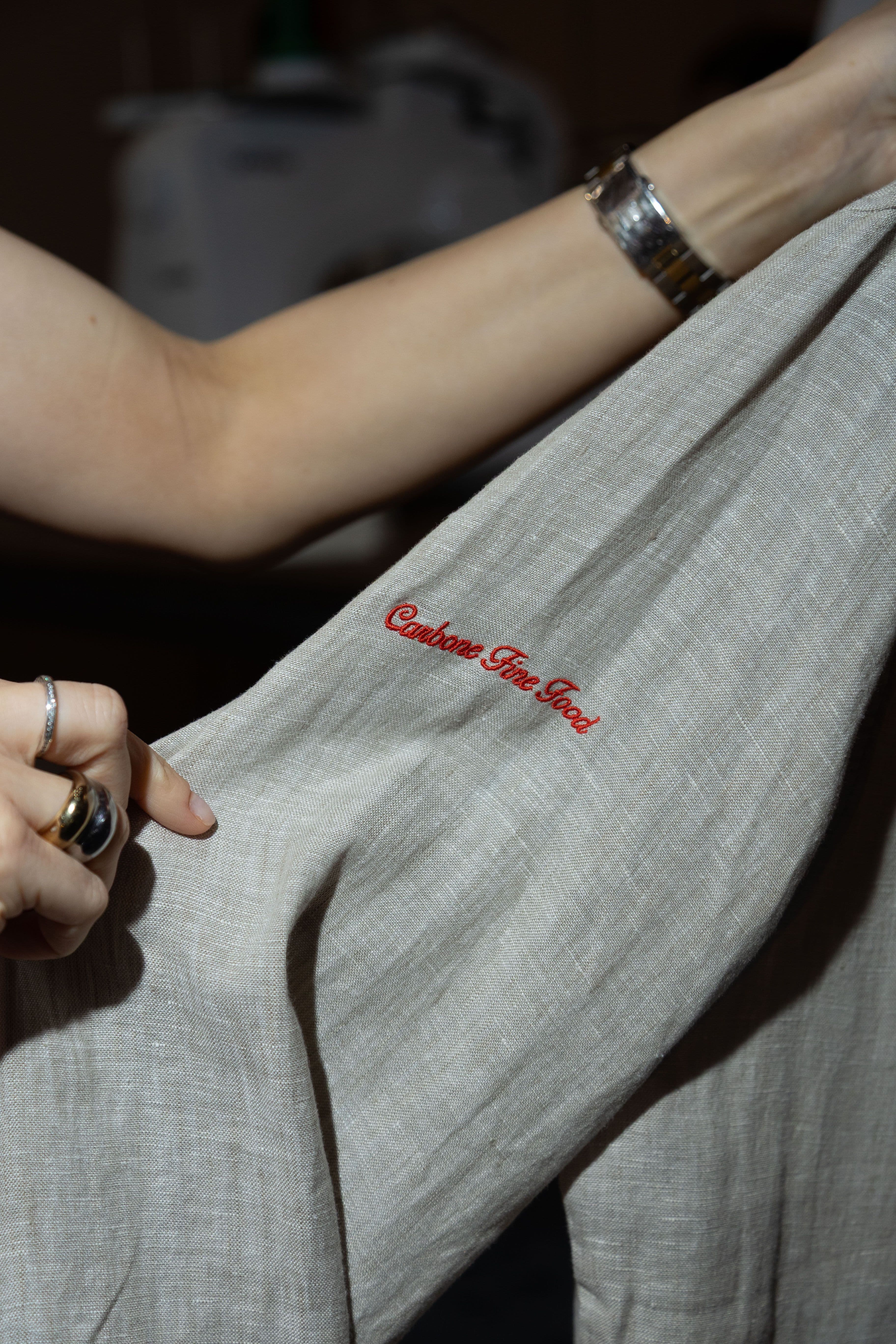 embroidered carbone shirt